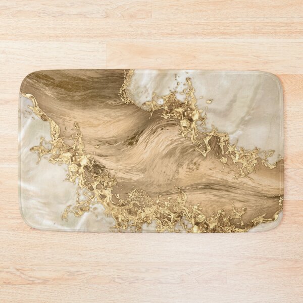 Item preview, Gold and Pearl - Splatter and flow designed and sold by k9printart.