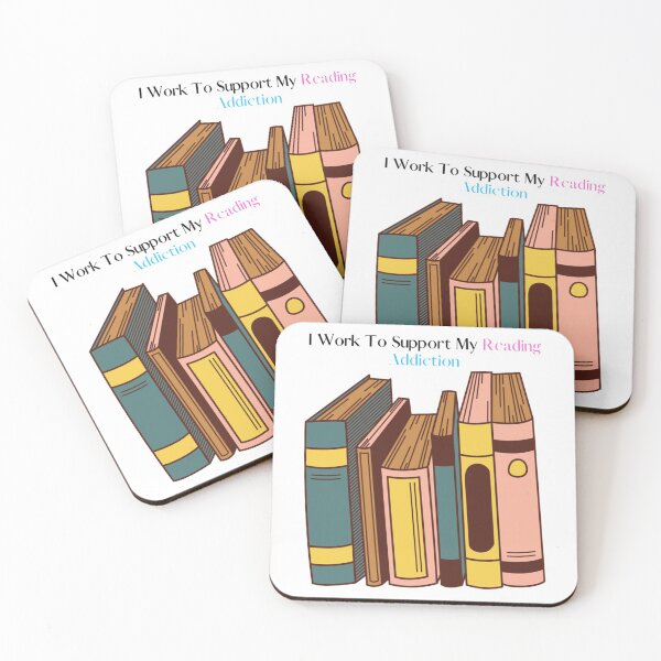 Item preview, I Work To Support My Reading Addiction - Trendy Book Reading Design Gift Idea For Bookworms and Book designed and sold by DaGiftsSpace.