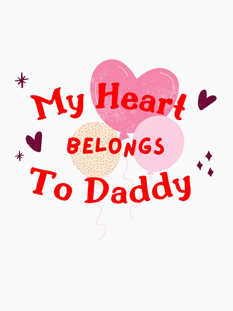 Disover my heart belongs to daddy valentines day Tank Top