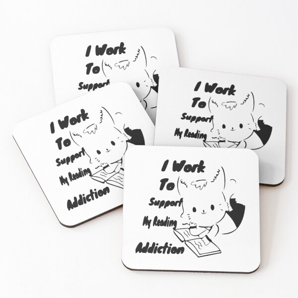 Item preview, I Work To Support My Reading Addiction,lovers book ,reading gift,Book Quote       designed and sold by DaGiftsSpace.