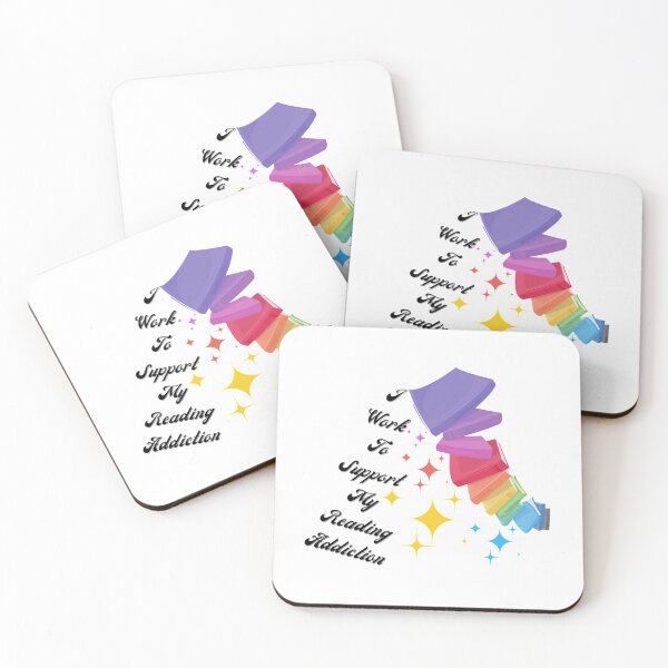 Item preview, I work to support my reading addiction designed and sold by DaGiftsSpace.