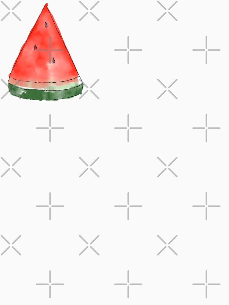 Thumbnail 7 of 7, Classic T-Shirt, Watermelon in Watercolour designed and sold by ddanyen.