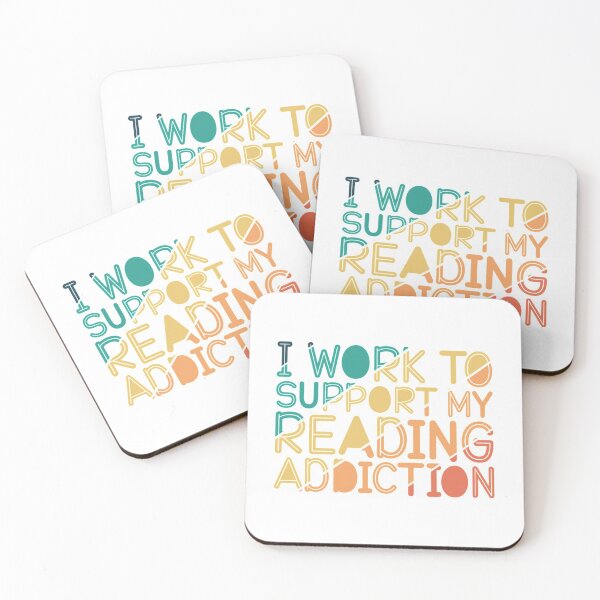 Item preview, i work to support my reading addiction - gift for reading book lovers Premium      designed and sold by DaGiftsSpace.