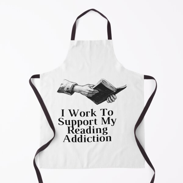 Item preview, I Work To Support My Reading Addiction for book lovers      designed and sold by DaGiftsSpace.