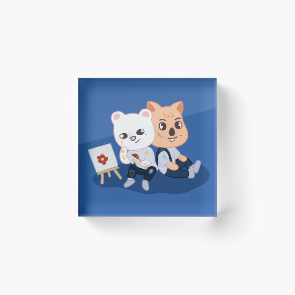 Item preview, STRAY KIDS (SKZOO) Seasons greetings Roommates Jiniret and Han Quokka  designed and sold by LilMissRandom17.
