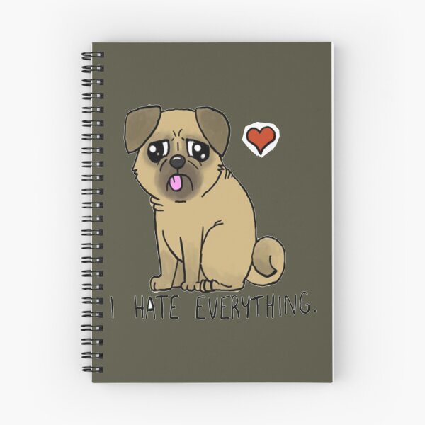 Item preview, I Hate Everything - Derpy Pug designed and sold by HarryNichol56.