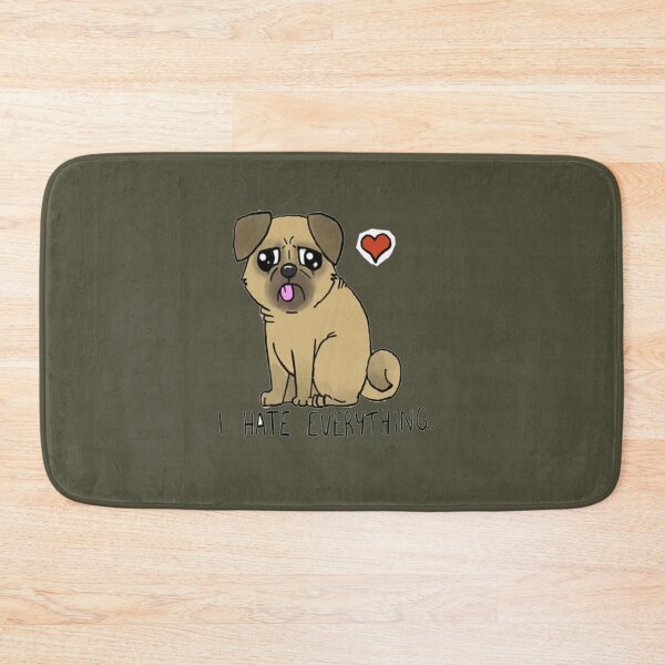 Item preview, I Hate Everything - Derpy Pug designed and sold by HarryNichol56.