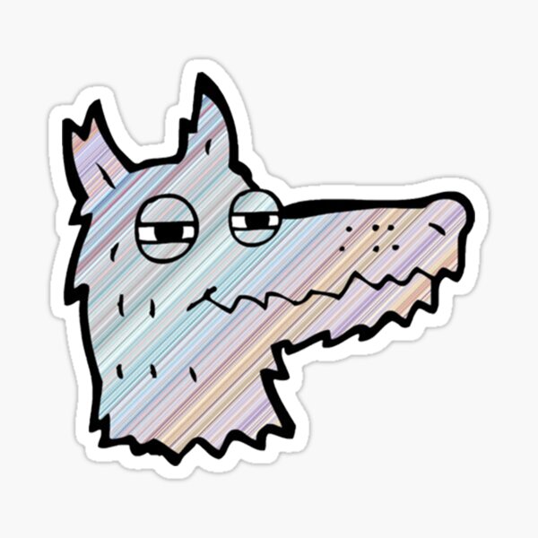 Dopey Wolf Sticker For Sale By Harrynichol56 Redbubble 