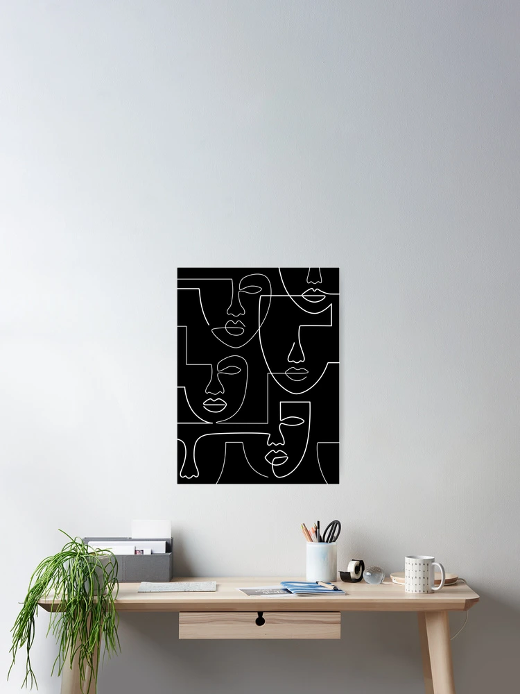 Thumbnail 2 of 3, Poster, Face Forms designed and sold by ExplicitDesign.