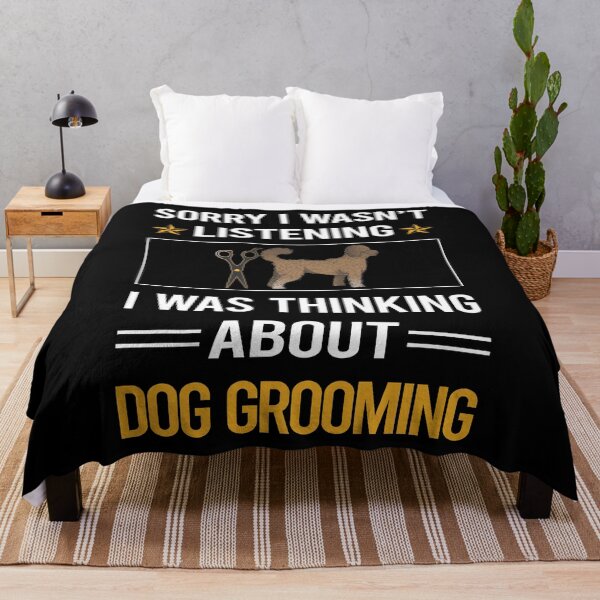 Item preview, Funny Listening Dog Grooming Groomer designed and sold by fatherbarliman.