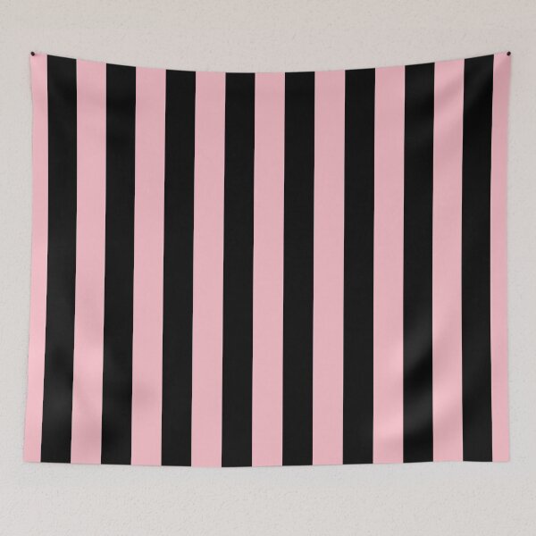 Item preview, Black and Pink Vertical Stripes designed and sold by starrylite.