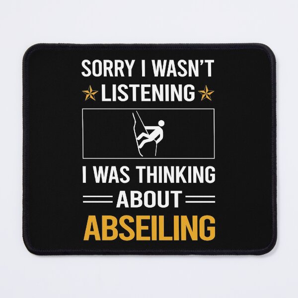 Item preview, Funny Listening Abseiling Abseil designed and sold by jiggleterrified.
