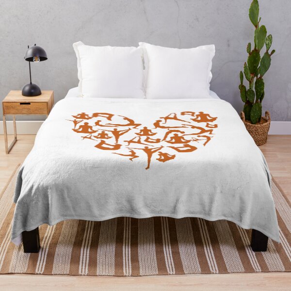 Item preview, Brown Yoga Heart designed and sold by medbdj.