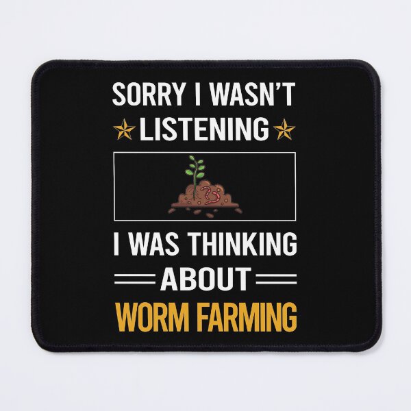 Item preview, Funny Listening Worm Farming Farmer Vermiculture Vermicompost Vermicomposting designed and sold by jiggleterrified.