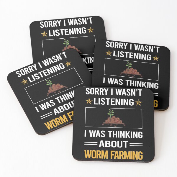 Item preview, Funny Listening Worm Farming Farmer Vermiculture Vermicompost Vermicomposting designed and sold by jiggleterrified.