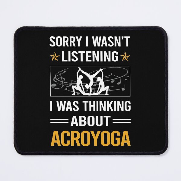 Item preview, Funny Listening Acroyoga Acro Yoga designed and sold by jiggleterrified.