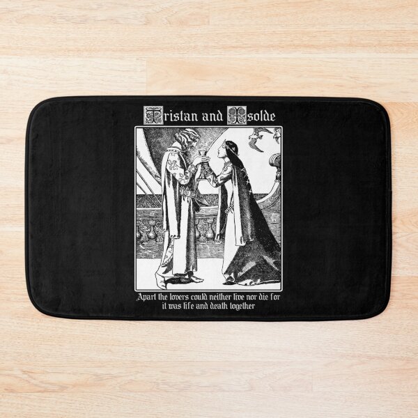 Item preview, Tristan & Isolde, Arthurian Gift, Myths and Legends, Vintage Illustration designed and sold by Proverbial Wisdom Design.