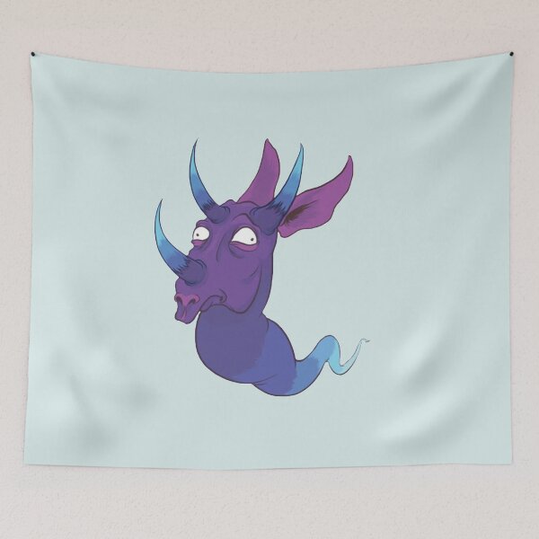 Item preview, Ghostly horned thing designed and sold by HarryNichol56.