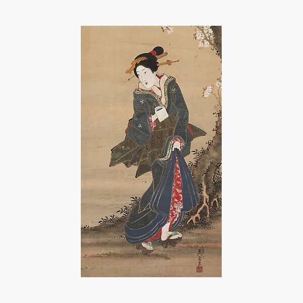 Item preview, Courtesan - small cut courtesan  designed and sold by japanese-ukiyoe.