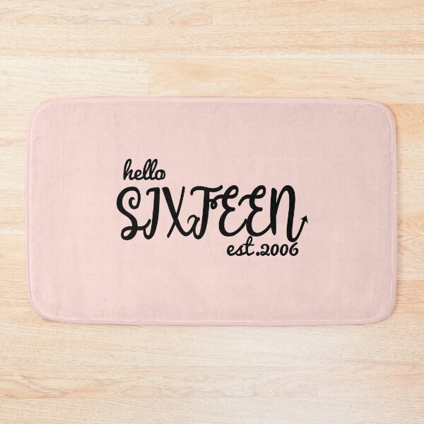 Aperçu de l'œuvre Hello Sixteen - Idée cadeau 16e anniversaire créée et vendue par asprse.