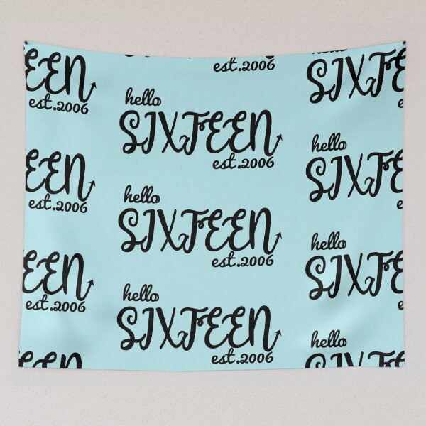Item preview, Hello Sixteen - 16th Birthday gift idea designed and sold by asprse.