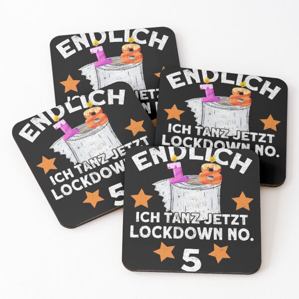 Item preview, Endlich 18 im Lockdown Geburtstag designed and sold by Wildchagapicker.