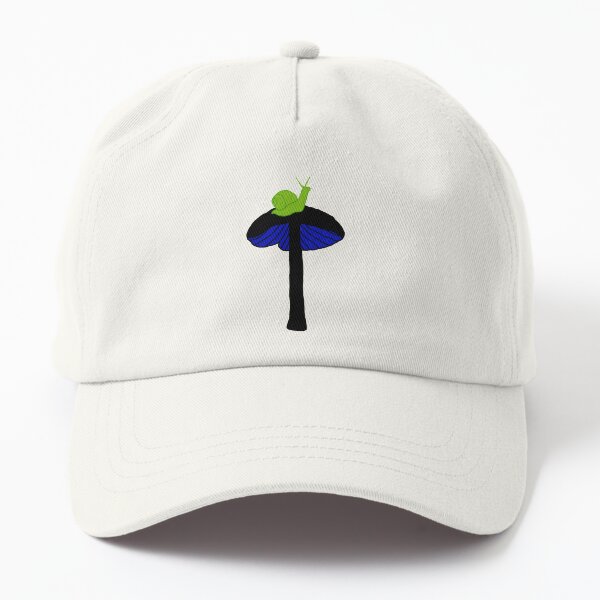 Schnecke auf Pilz Dad Hat