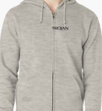 Trojan Condoms Zipped Hoodie