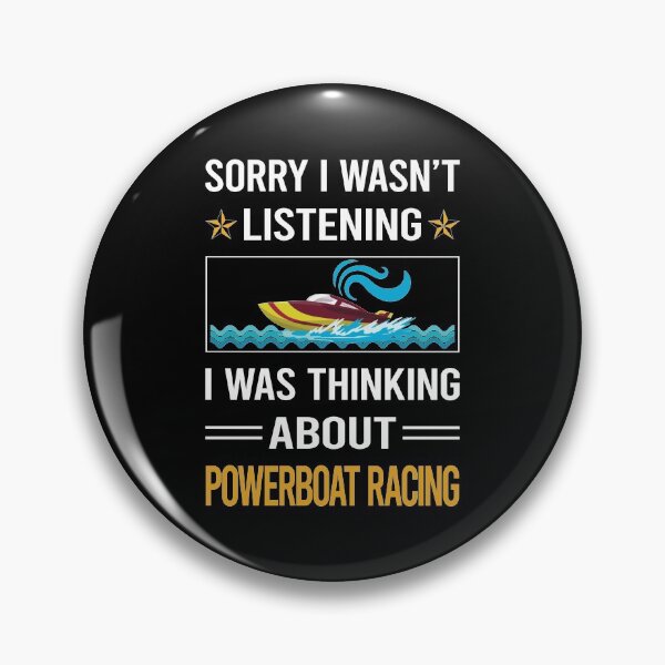 Item preview, Funny Listening Powerboat Racing designed and sold by RandalDavis.