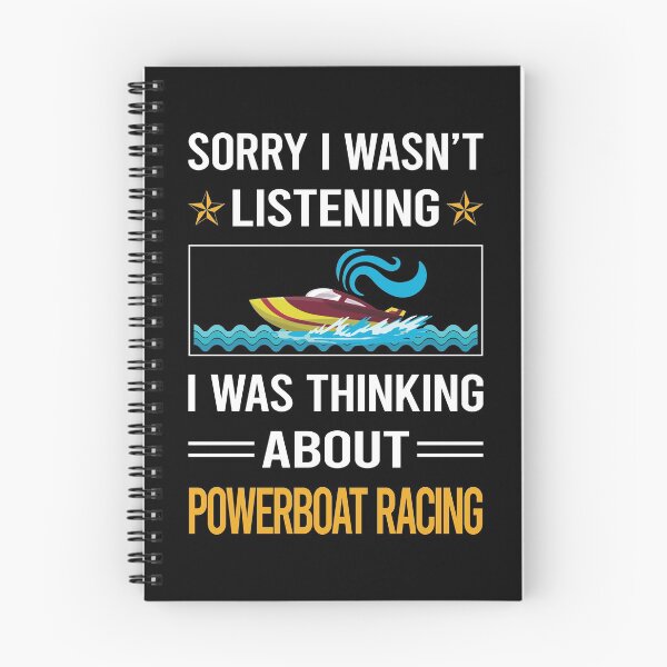 Item preview, Funny Listening Powerboat Racing designed and sold by RandalDavis.