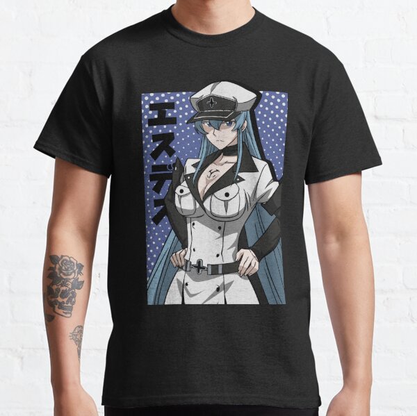Esdeath - Akame ga kill Anime Girl Unisex T-shirt - kawaiiwaru