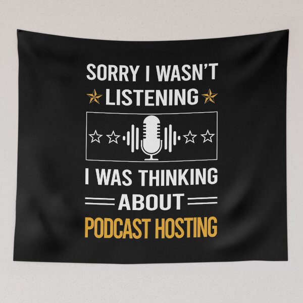 Item preview, Funny Listening Podcast Hosting designed and sold by RandalDavis.