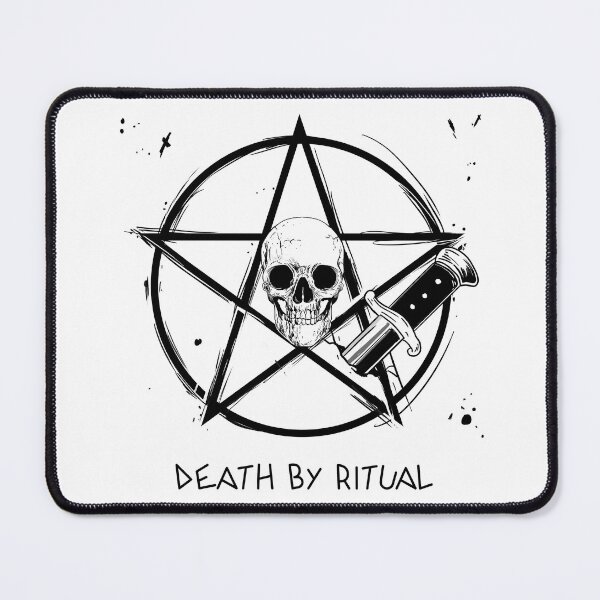 Item preview, Death By Ritual Skull And Pentacle designed and sold by darknessjeff86.