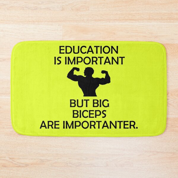 Item preview, Education is importnat But Big Biceps Are Importanter  designed and sold by KING TK.