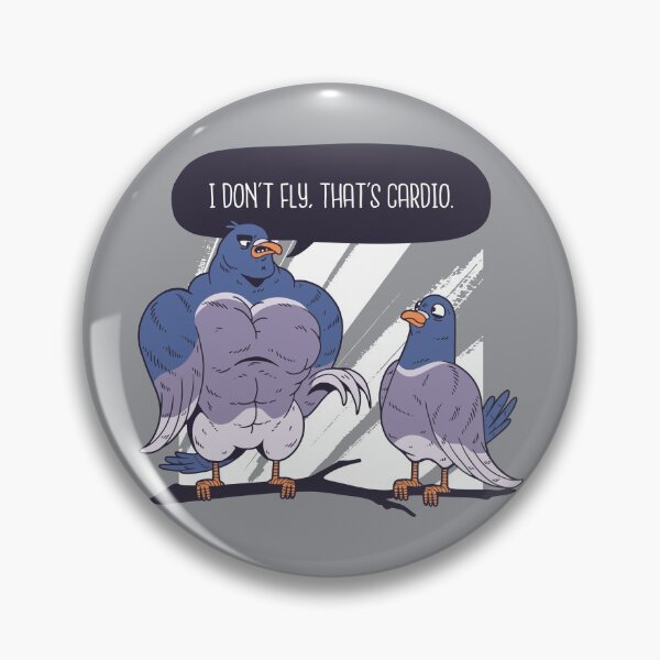 Item preview, I Don't Fly That's Cardio - Funny Pigeon Cardio T-Shirt designed and sold by Artrographic.