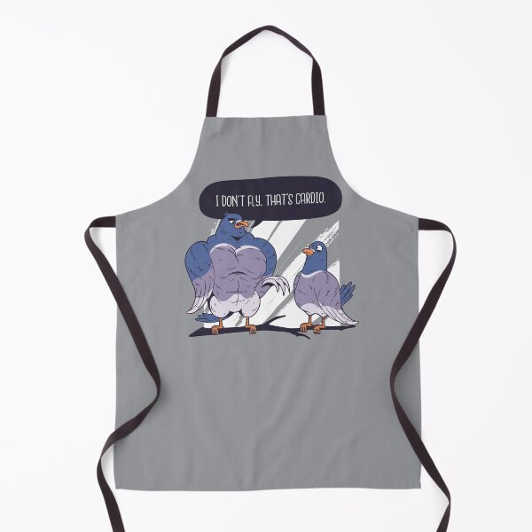 Item preview, I Don't Fly That's Cardio - Funny Pigeon Cardio T-Shirt designed and sold by Artrographic.