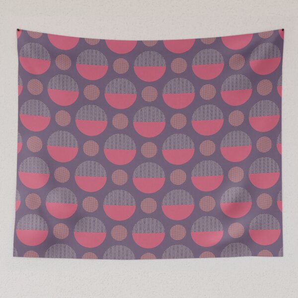 Item preview, Pallo, 70s Retro Circle with Texture Pattern designed and sold by BesanoStyle.
