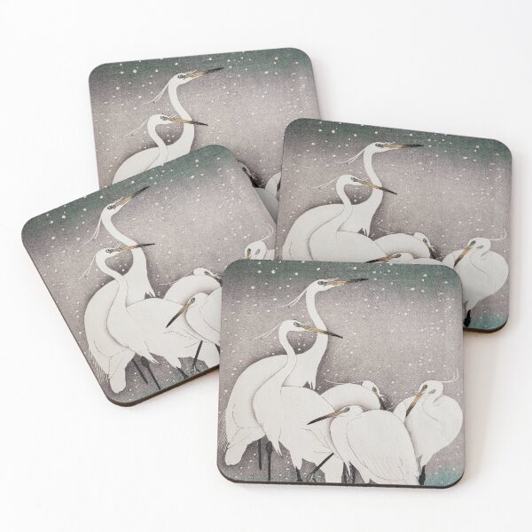 Item preview, Group of Egrets by Ohara Koson - Great Arts designed and sold by InHerits.