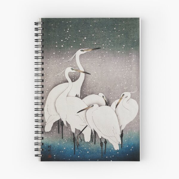 Item preview, Group of Egrets by Ohara Koson - Great Arts designed and sold by InHerits.