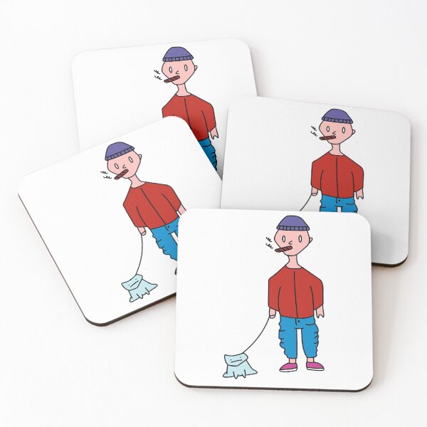 Item preview, Man walking dog designed and sold by Sabo Design.