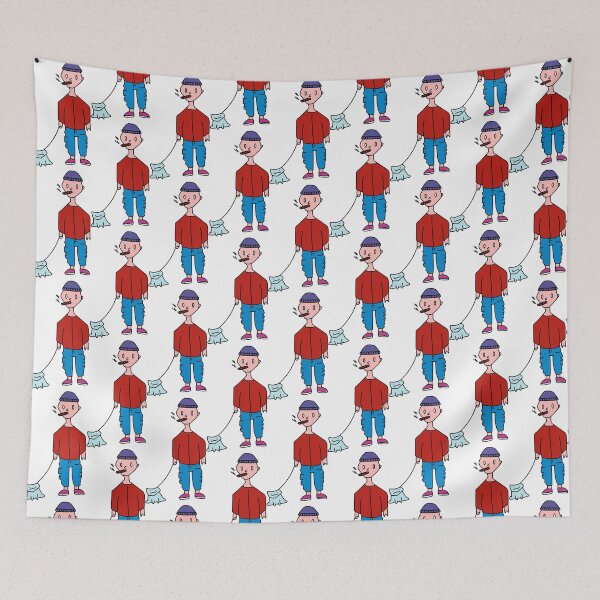 Item preview, Man walking dog designed and sold by Sabo Design.