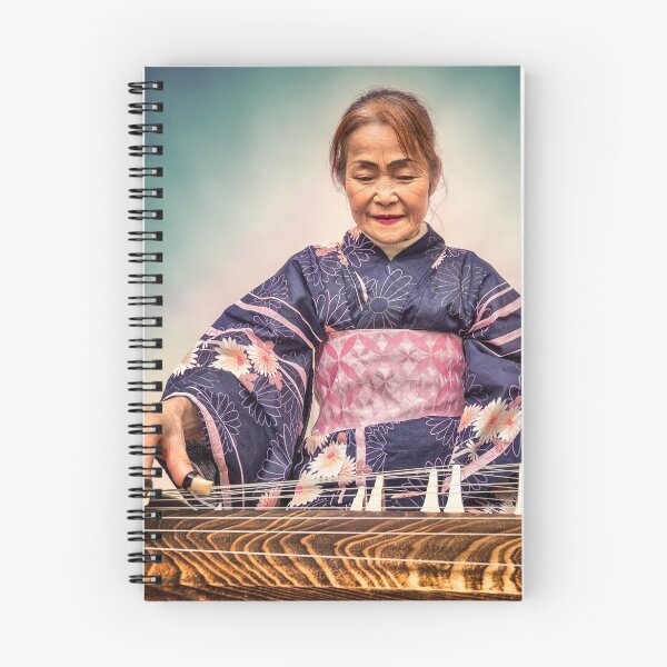 Item preview, Harumi playing the Koto designed and sold by Geoff Carpenter.