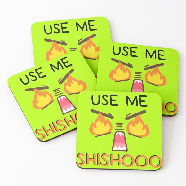 Item preview, "Use me SHISHOOO" - Funny Exclusive Coaster collection designed and sold by Takoyaki-kart.