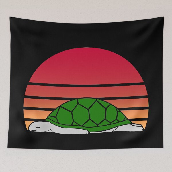 Item preview, tired turtle designed and sold by Dahache's Design.