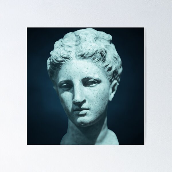 Premium Photo  Greek bust the face of a beautiful ancient woman carved in  stone and marble