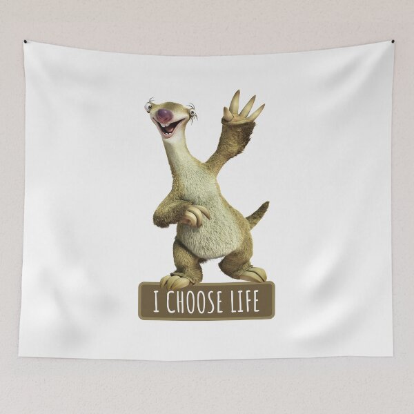 Item preview, Sid I Choose Life, Sloth I Choose Life designed and sold by ladylaughprints.