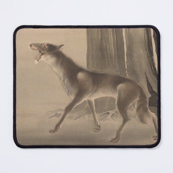Item preview, Howling Wolf in a Deep Mountain Valley designed and sold by japanese-ukiyoe.