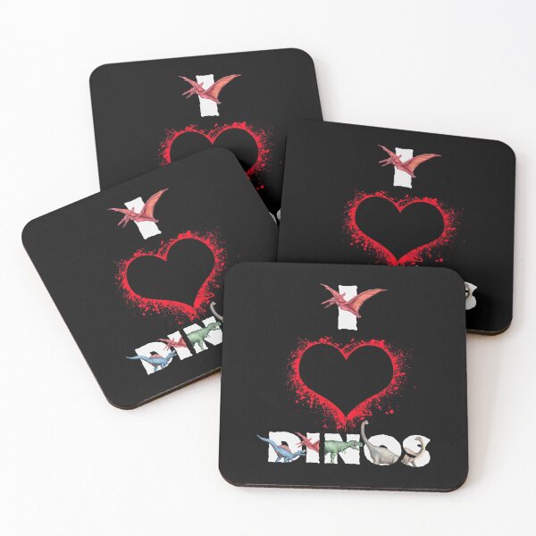 Item preview, I Love Dinosaurs, I Heart Dinos designed and sold by WanderTravels.