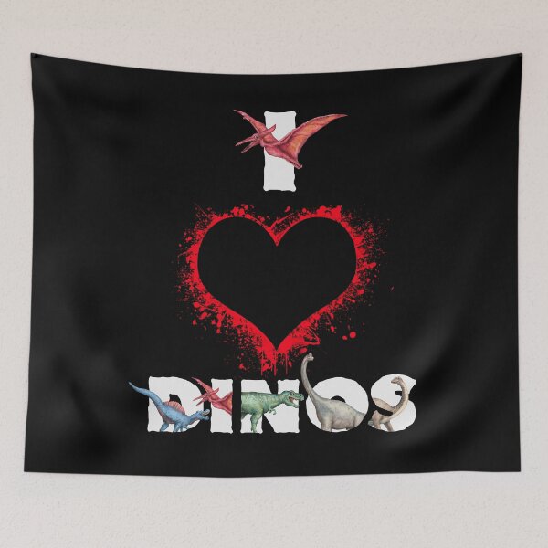 Item preview, I Love Dinosaurs, I Heart Dinos designed and sold by WanderTravels.