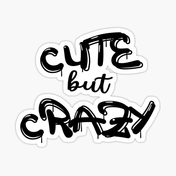 Crazy bizarre black and white stickers Royalty Free Vector